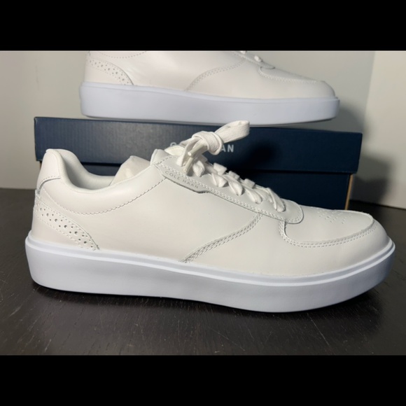 Cole Haan Grand Crosscourt Transition Sneakers Shoes Optic White Mens Size 9